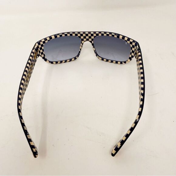 Louis Vuitton Checkered Mens Sunglasses LV Navy Gold Damier Azur Polarized - Picture 5 of 10